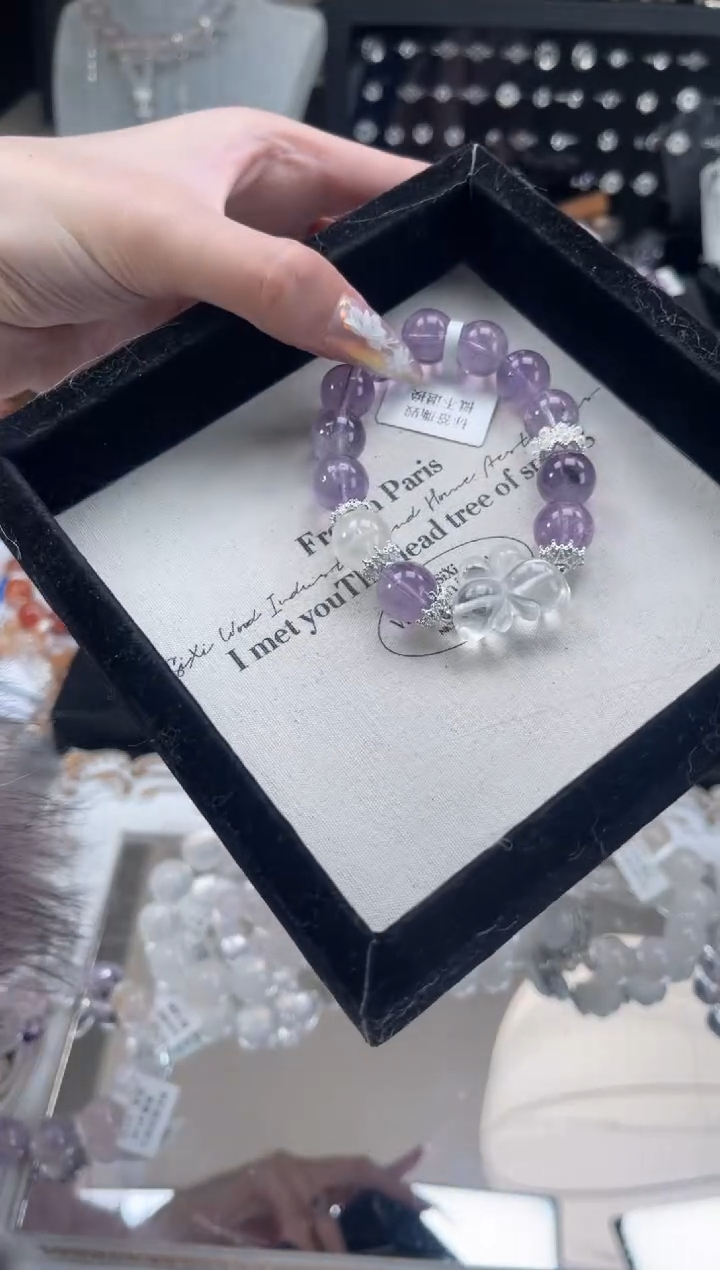 【闪购商品】水晶手链未镶嵌天然水晶 多样性发货