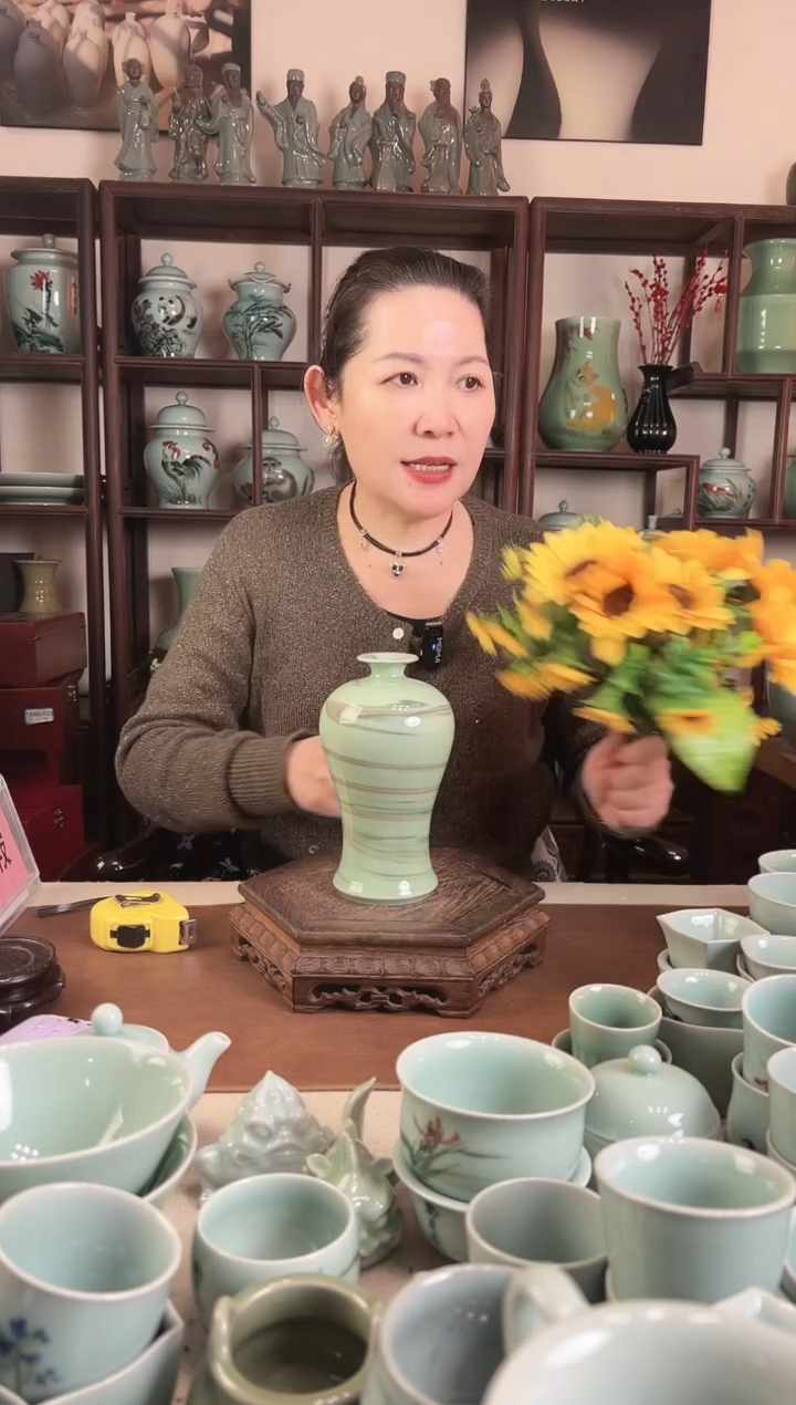 纯手工 绞胎 美人醉L