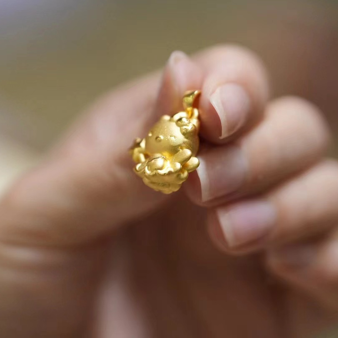 【巧玲专属】足金999Kitty猫吊坠 （按实际克重多退少补）