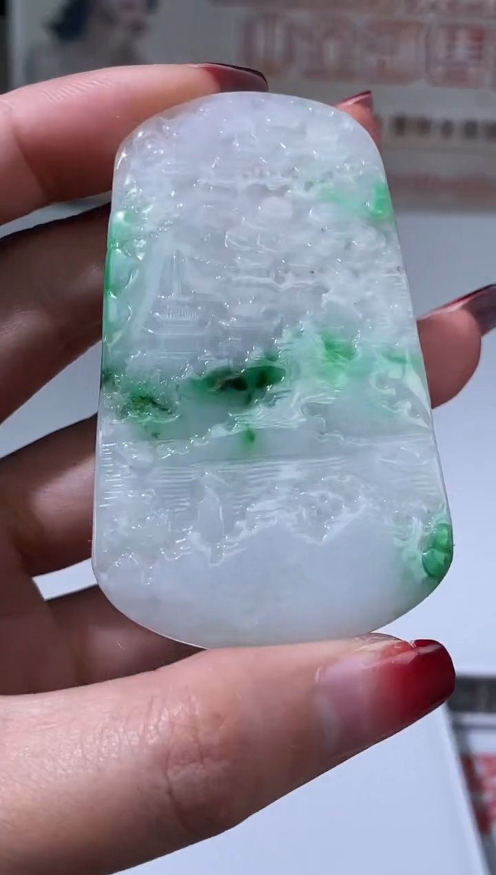 【闪购商品】定制翡翠未镶嵌不退不换CMH1件-A