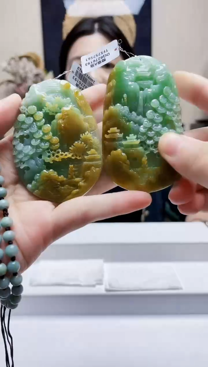 未镶嵌定制翡翠吊坠183