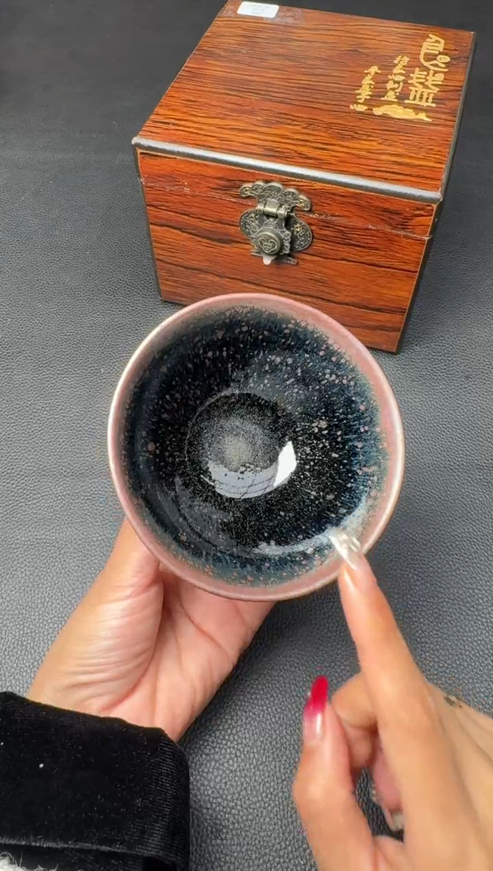 【闪购商品】茶盏建盏故事张同良柴烧盏73