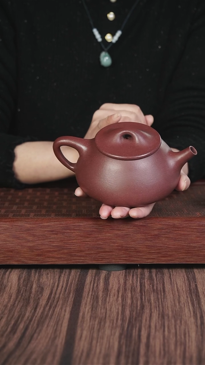 【闪购商品】紫砂茶壶底槽清  大景舟石瓢