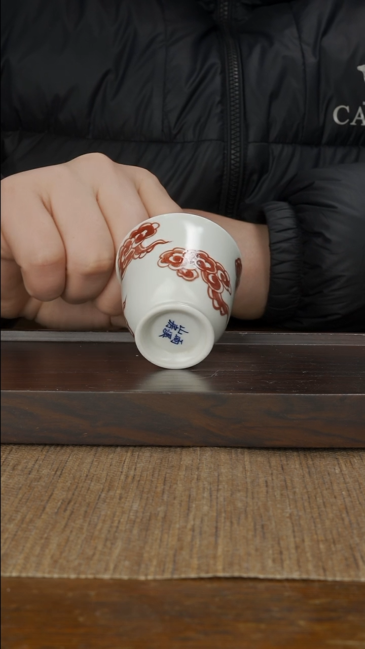 【闪购商品】摆件景德镇手工手绘茶具大器宛成