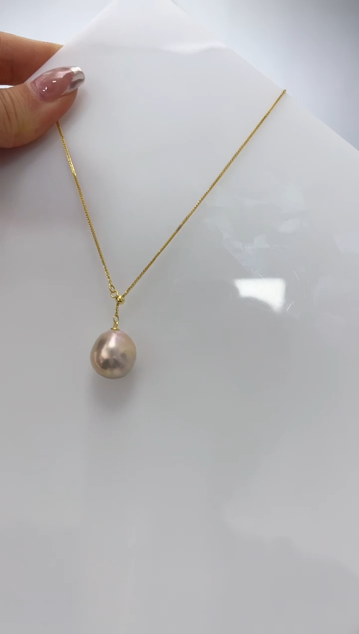 【闪购商品】淡水珍珠DA银S925镶嵌套链 B699