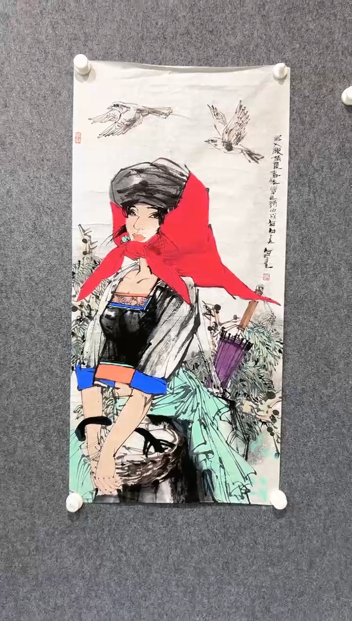 【闪购商品】绘画刘向平-3.8平尺-国画