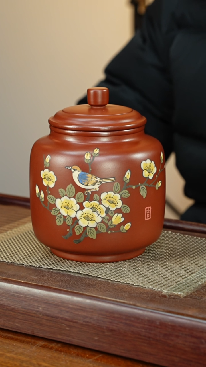 宜兴原矿紫砂茶叶罐