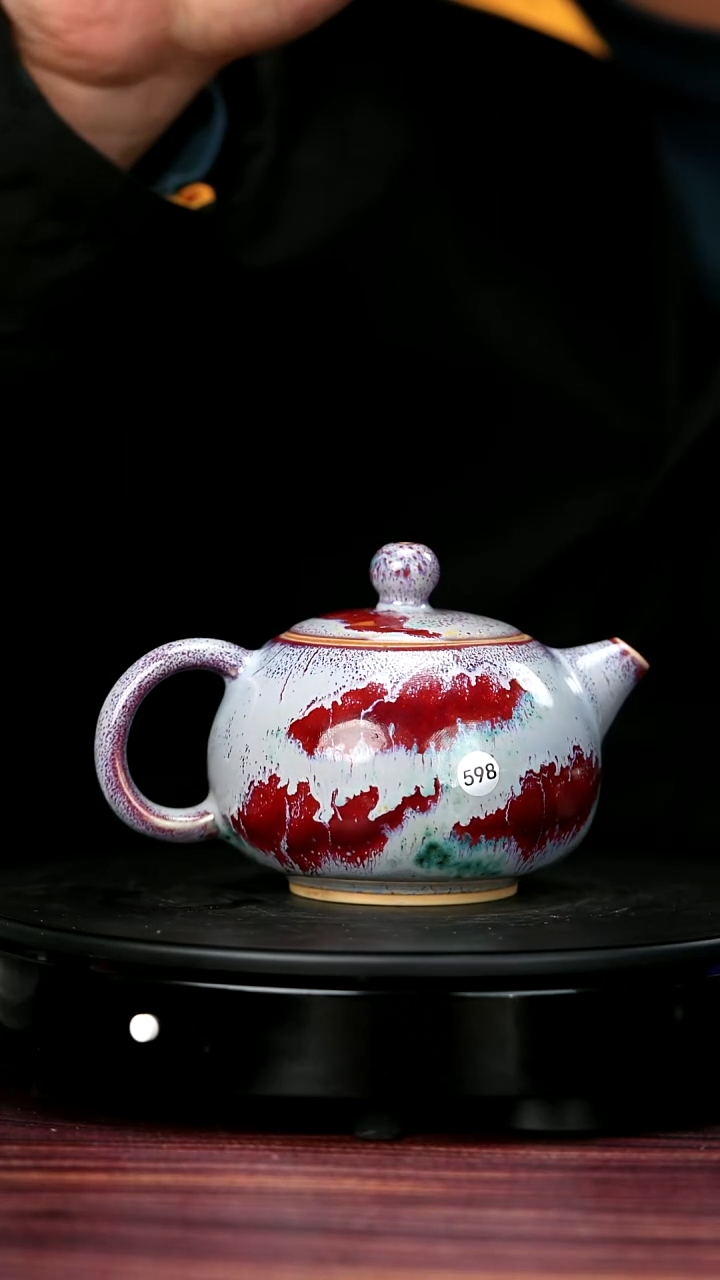 其他钧瓷598#杨廷玺一级品原矿钧瓷西施壶