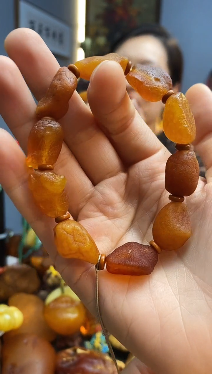 未镶嵌琥珀手串手串