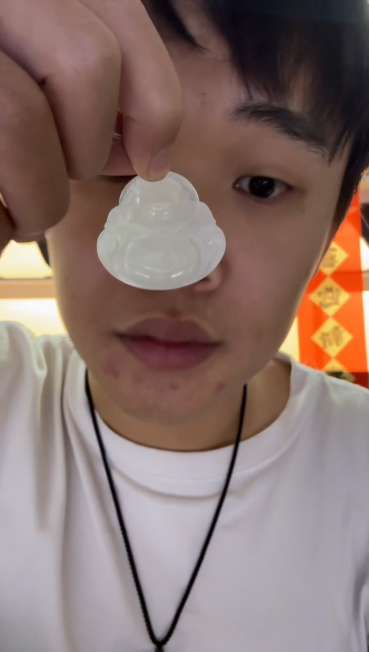 【闪购商品】翡翠颈饰未镶嵌天然翡翠A货孤品一件