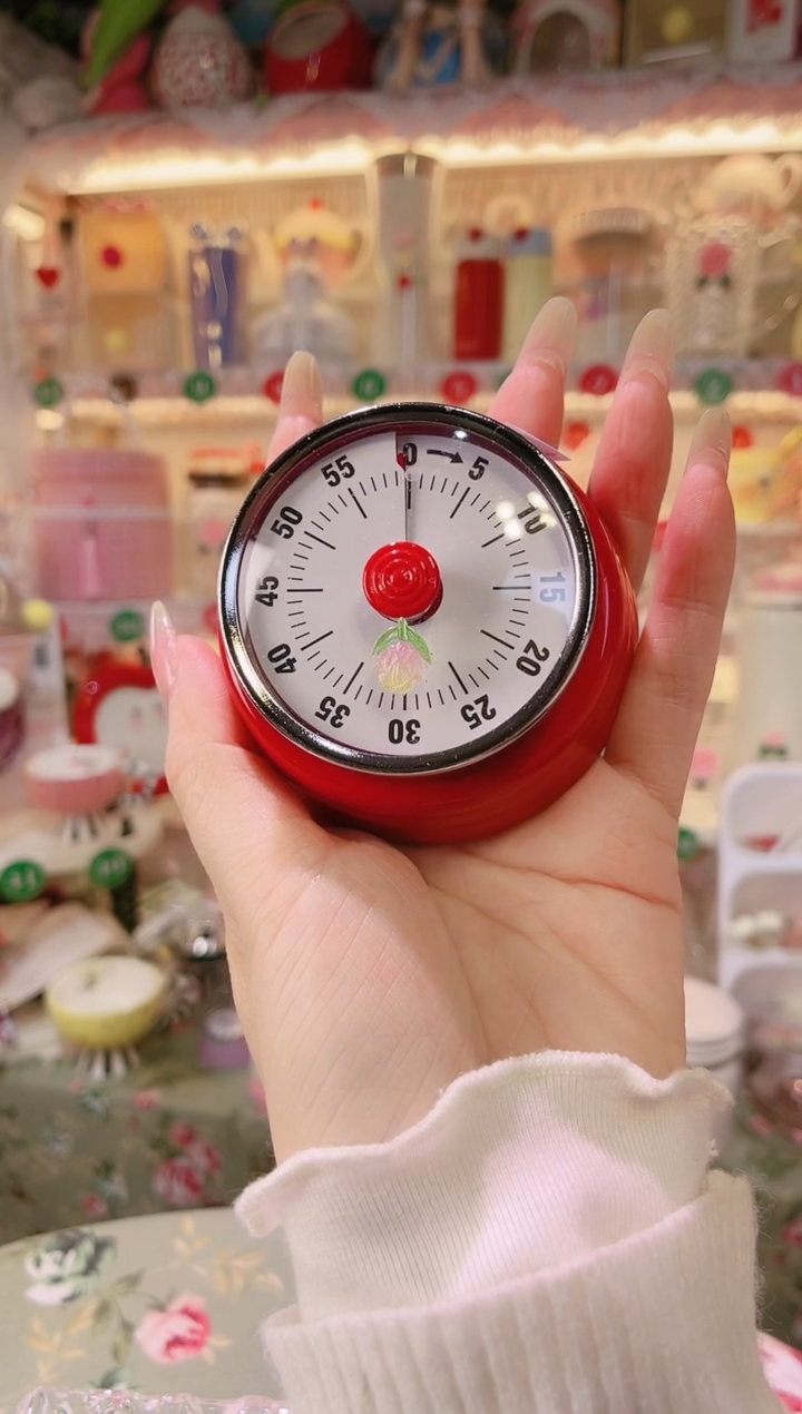 【闪购商品】摆件计时器红色品质好，发货快，放心拍