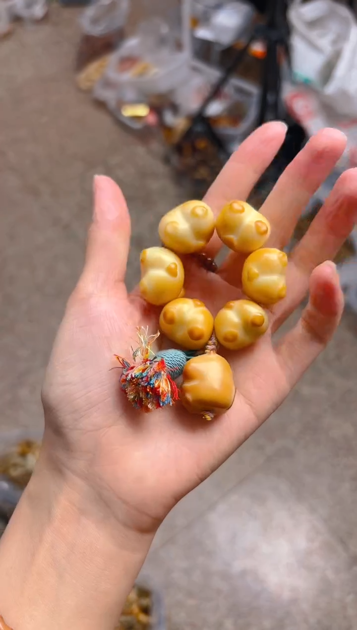 吊坠菩提根/象牙果柯基屁屁手捻 小仓鼠