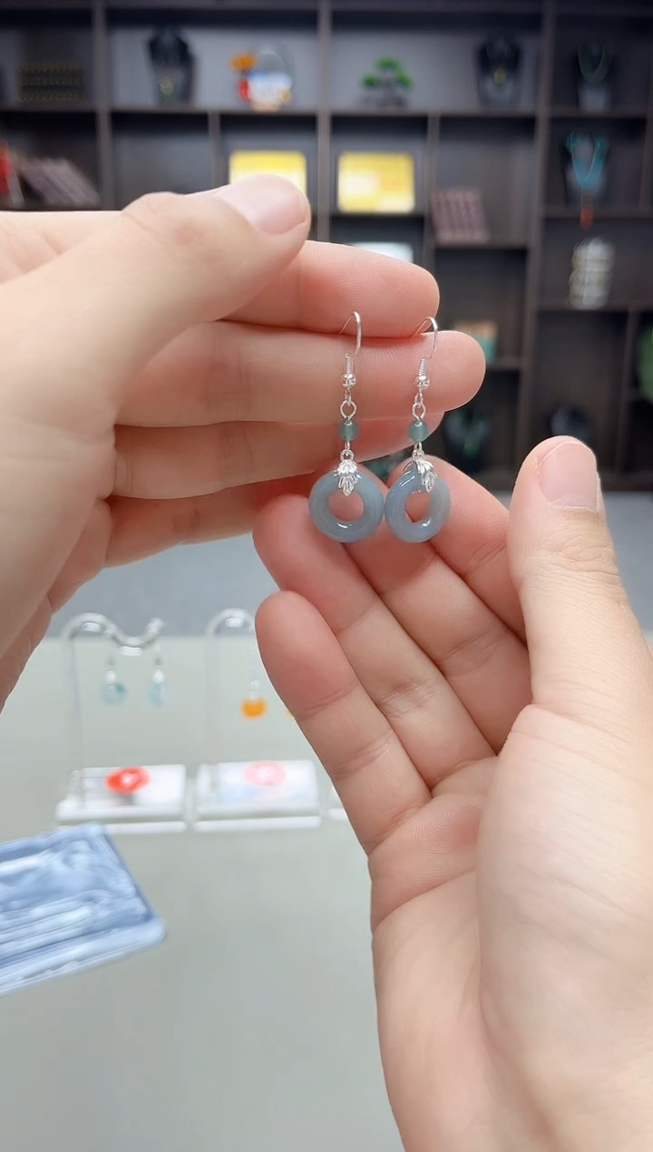 未镶嵌翡翠耳饰X34