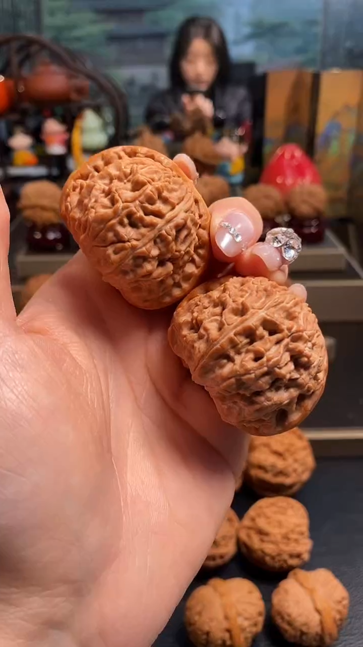 【闪购商品】文玩核桃吊坠H707白狮子44