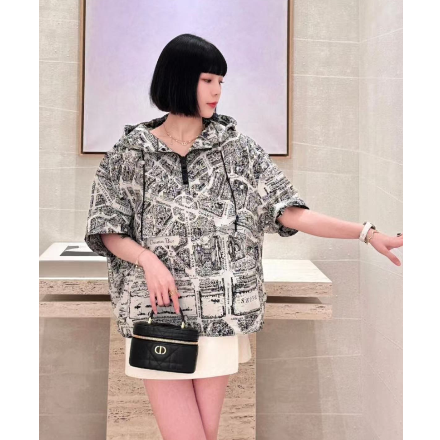 未使用 DIOR/迪奥 双双臻选/ck10032/迪奥冲锋衣/s码