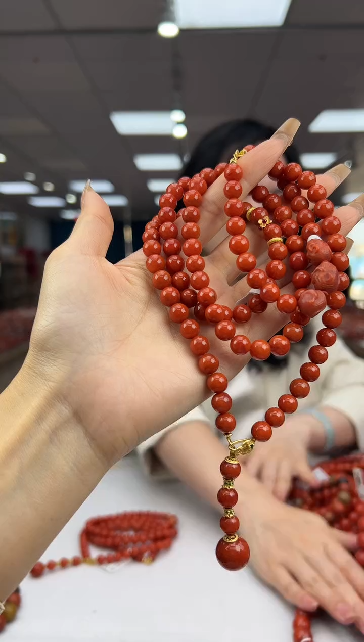 未镶嵌珠串南红玛瑙12.5-（多样式）