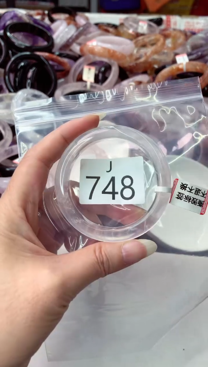 未镶嵌手镯水晶J748-52