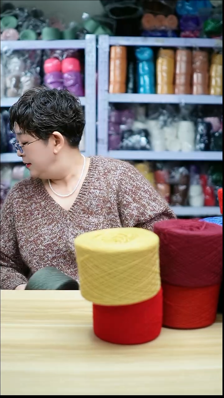 貂毛欢姐手编线A465