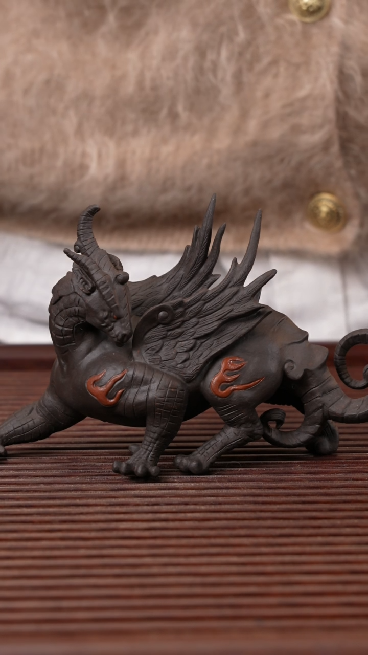 【闪购商品】紫砂茶宠飞天貔貅