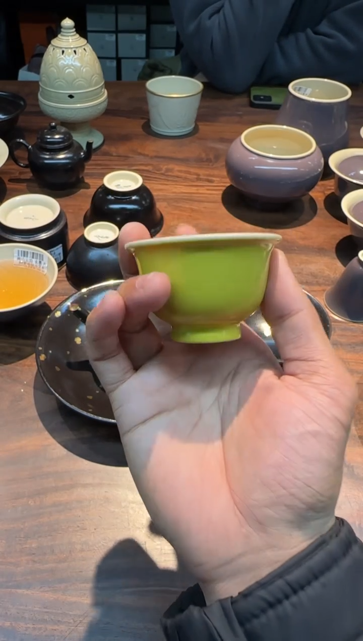 【闪购商品】南山云泊 秋香黄 小压手杯