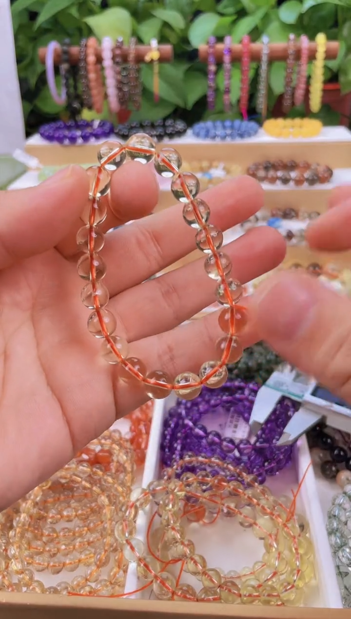 【闪购商品】水晶手链未镶嵌巴西黄水晶