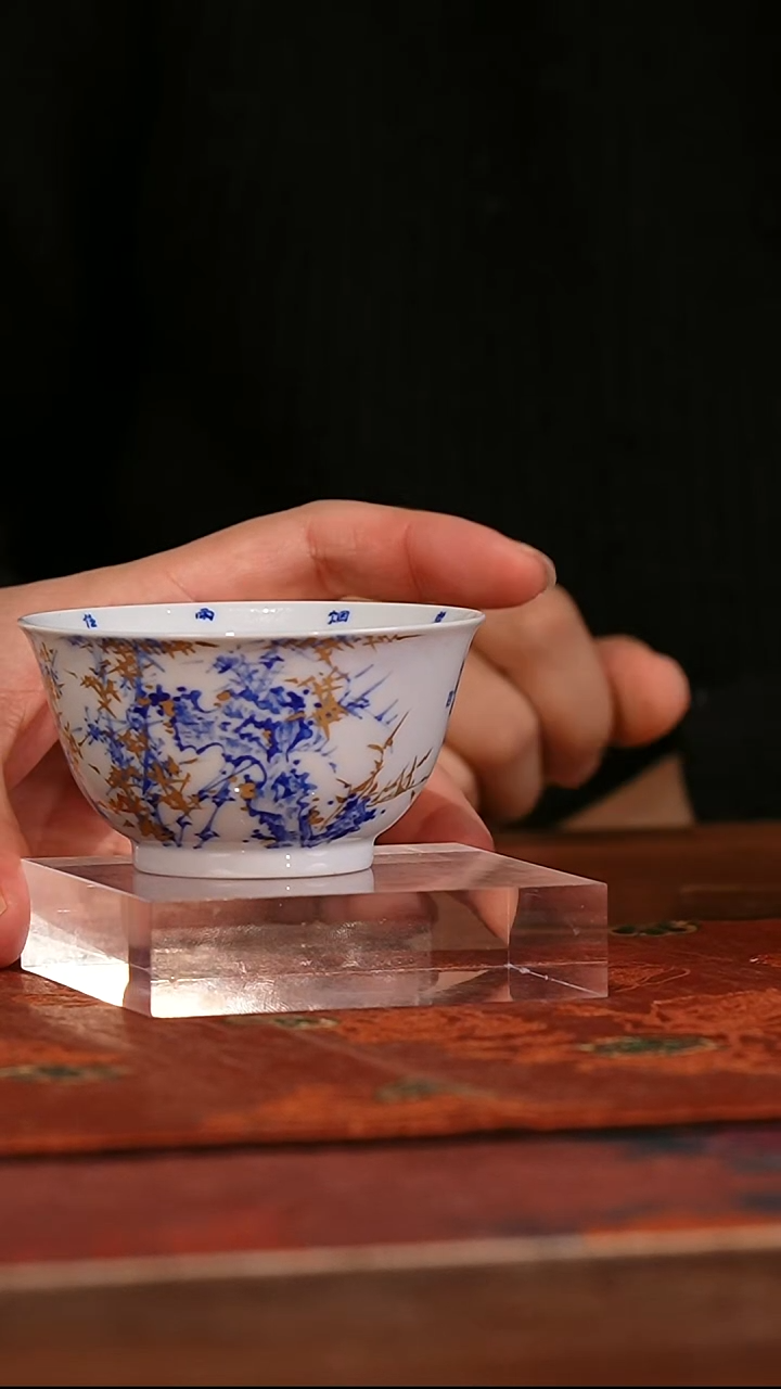 瓷姑娘-小桥窑定风波诗画主人杯