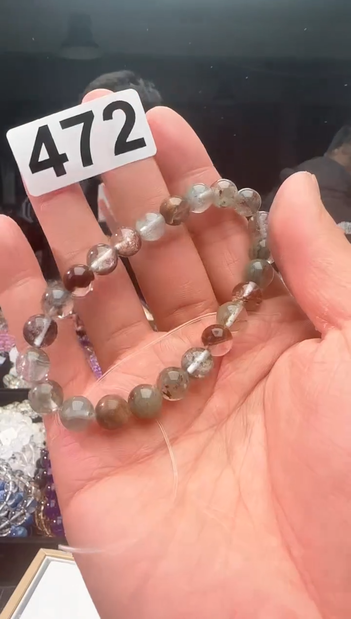 【闪购商品】烟晶手链银S925镶嵌472幽灵