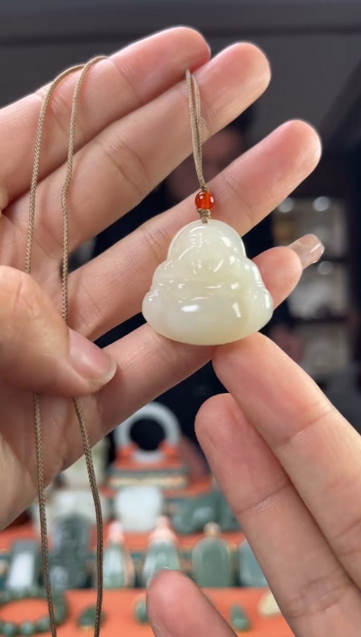 【闪购商品】和田玉颈饰未镶嵌佩佩28mm左右