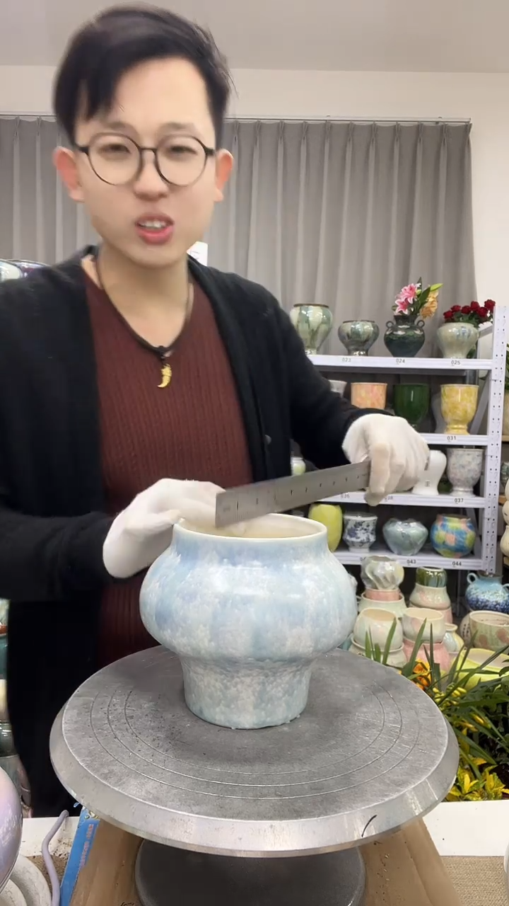 【12.10陶瓷花盆】  高度 14   口径     11