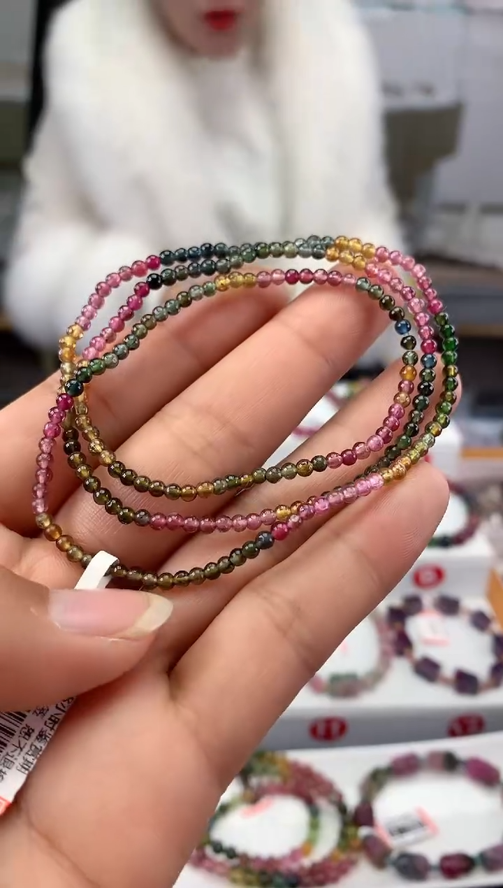 未镶嵌手串碧玺 多样性发一条