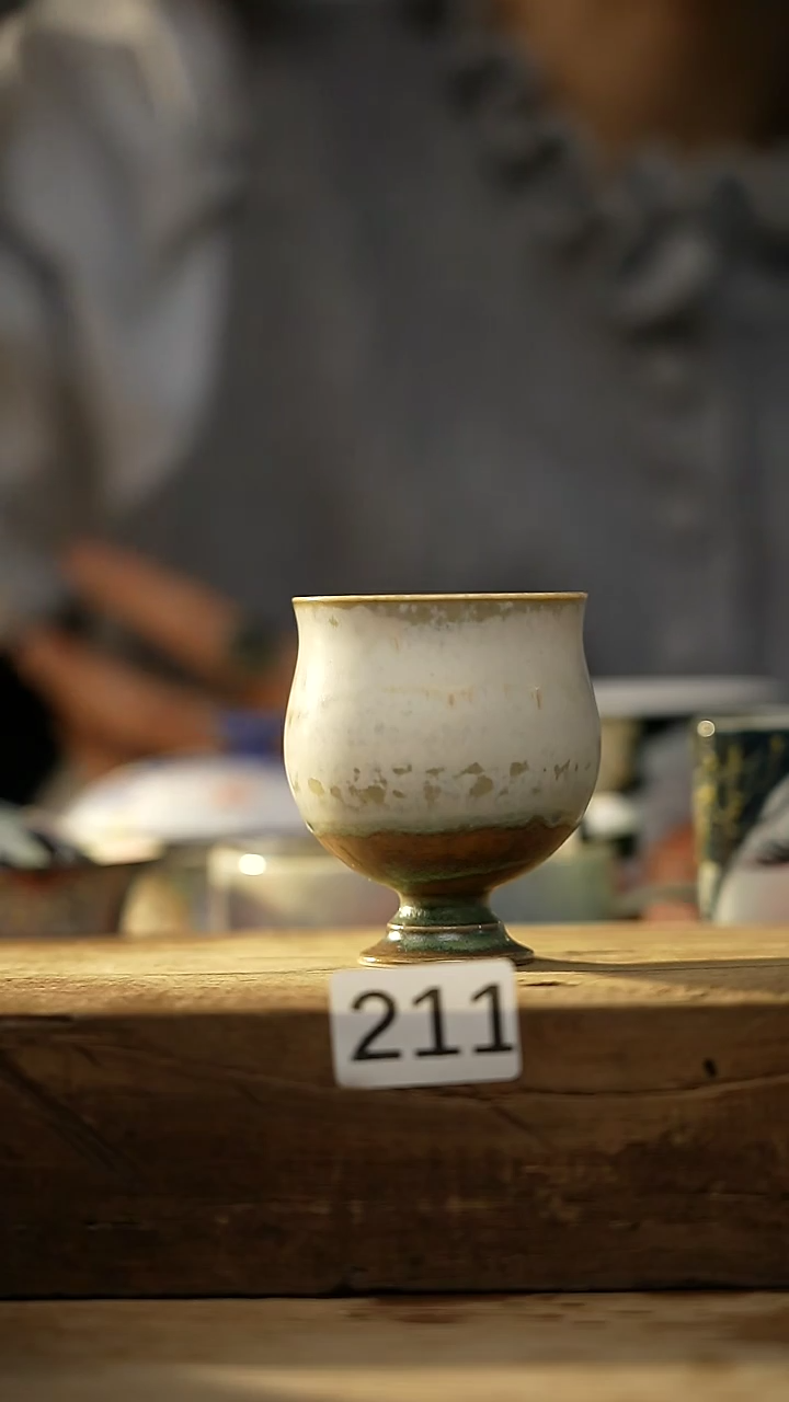 【闪购商品】瓷片千里江山系列主人杯