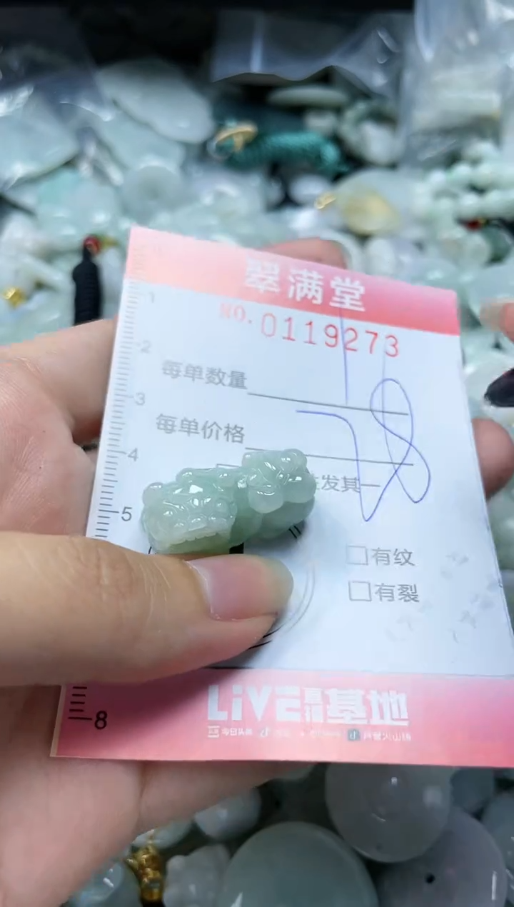 【闪购商品】翡翠未镶嵌颈饰闪购0119273