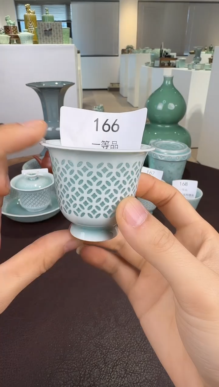 青瓷手工茶器包邮不带礼盒