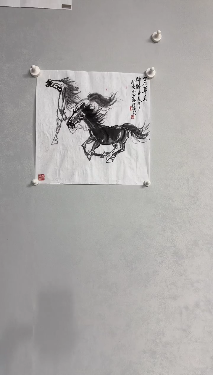 国画财**滚钱洪亮老师国画作品
