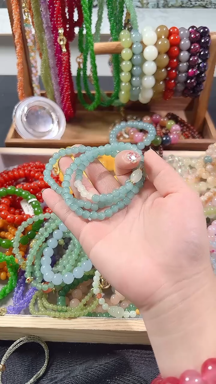 玛瑙/玉髓手串未镶嵌111111111111
