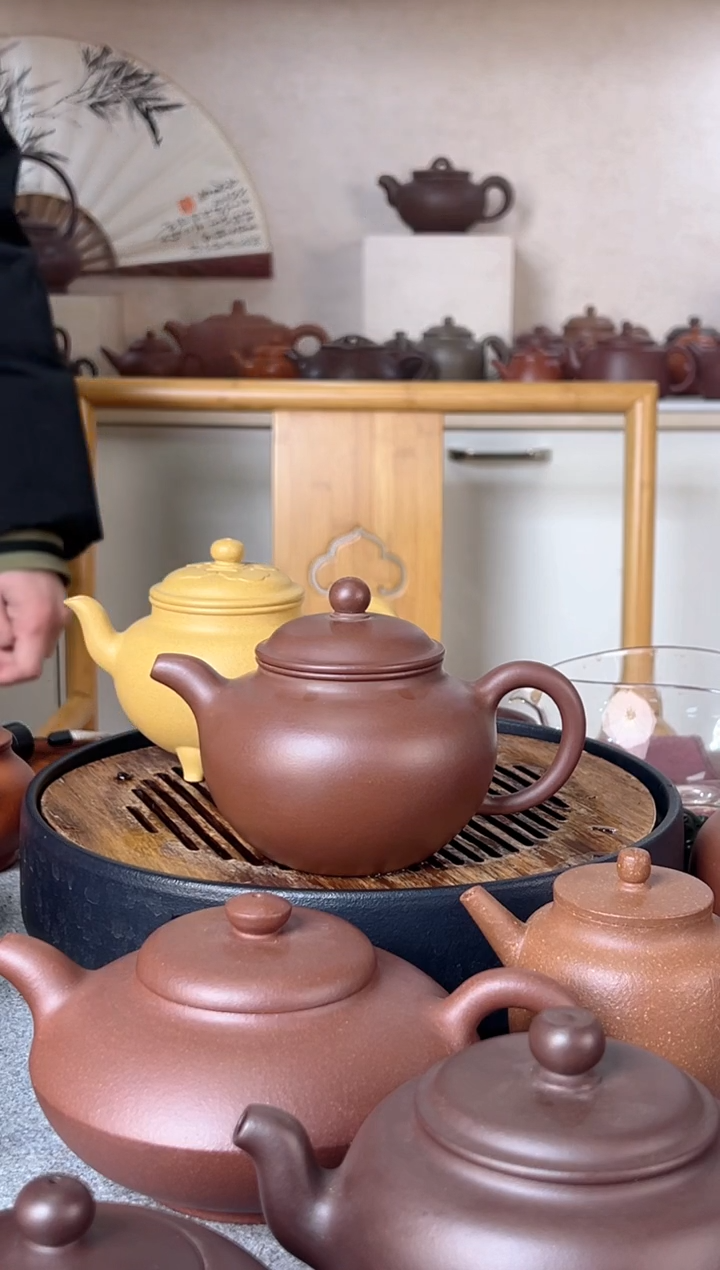 【闪购商品】紫砂茶壶莲子 全手工 紫泥