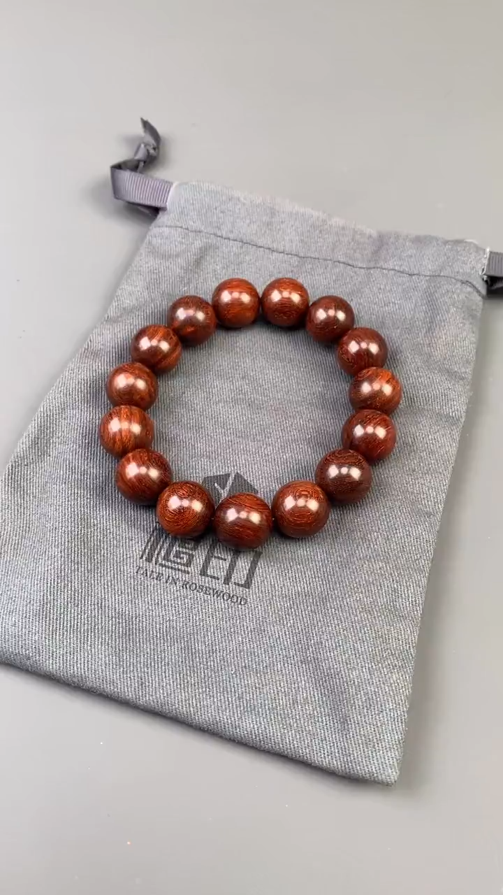 【闪购商品】檀香紫檀（小叶紫檀）手串/手链印度小叶紫檀 1.5