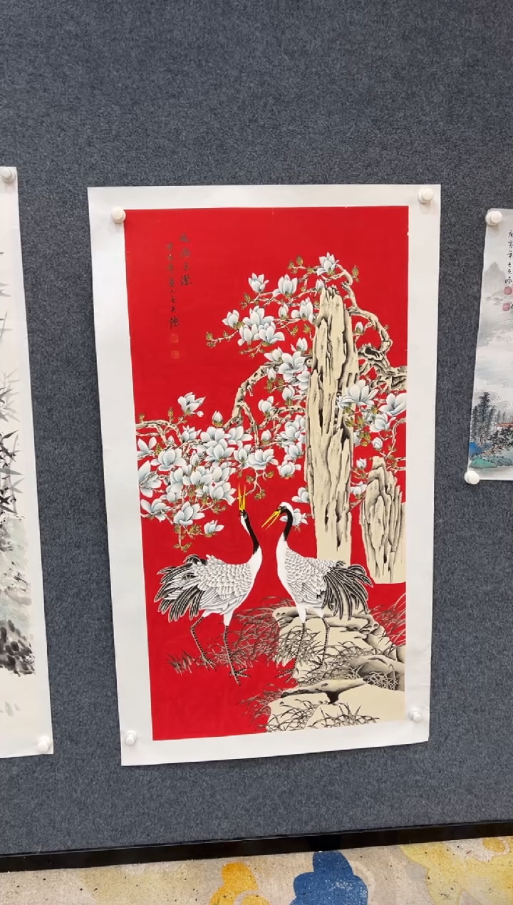 【闪购商品】国画2.18-王夫怀-四尺花鸟-003