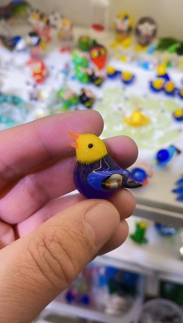 【闪购商品】琉璃手工艺品小鸟