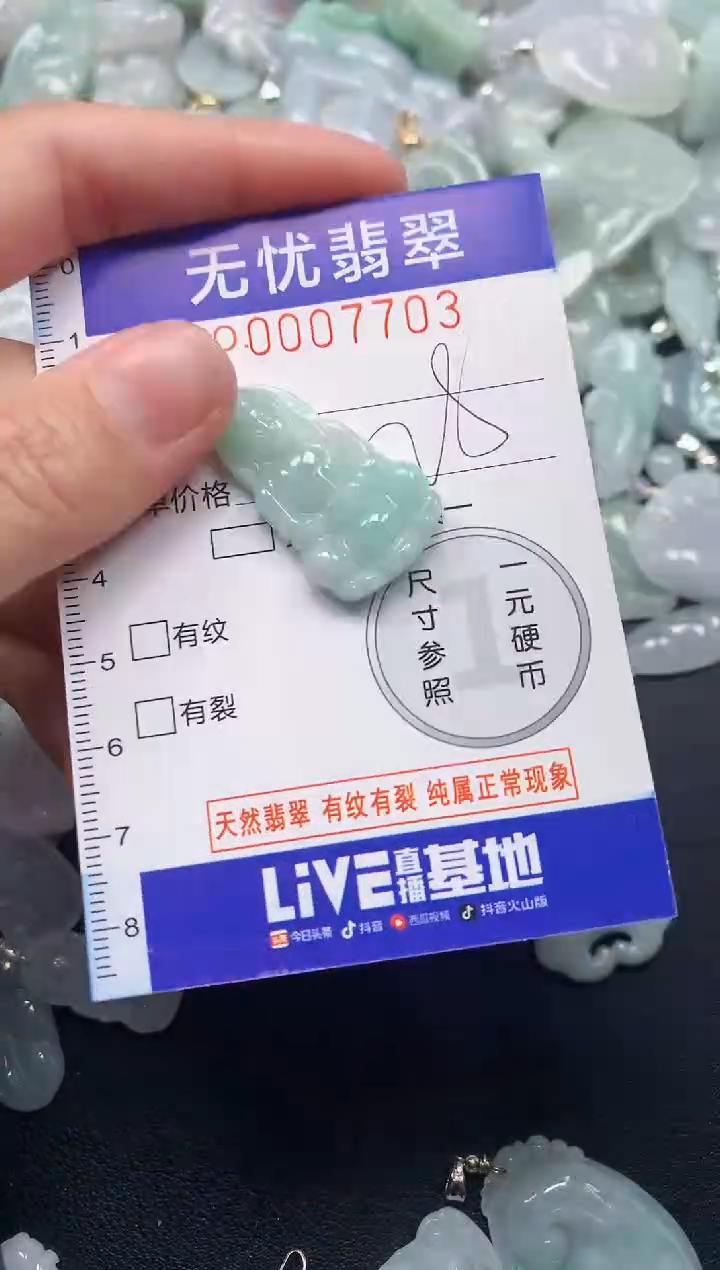 颈饰未镶嵌翡翠7703