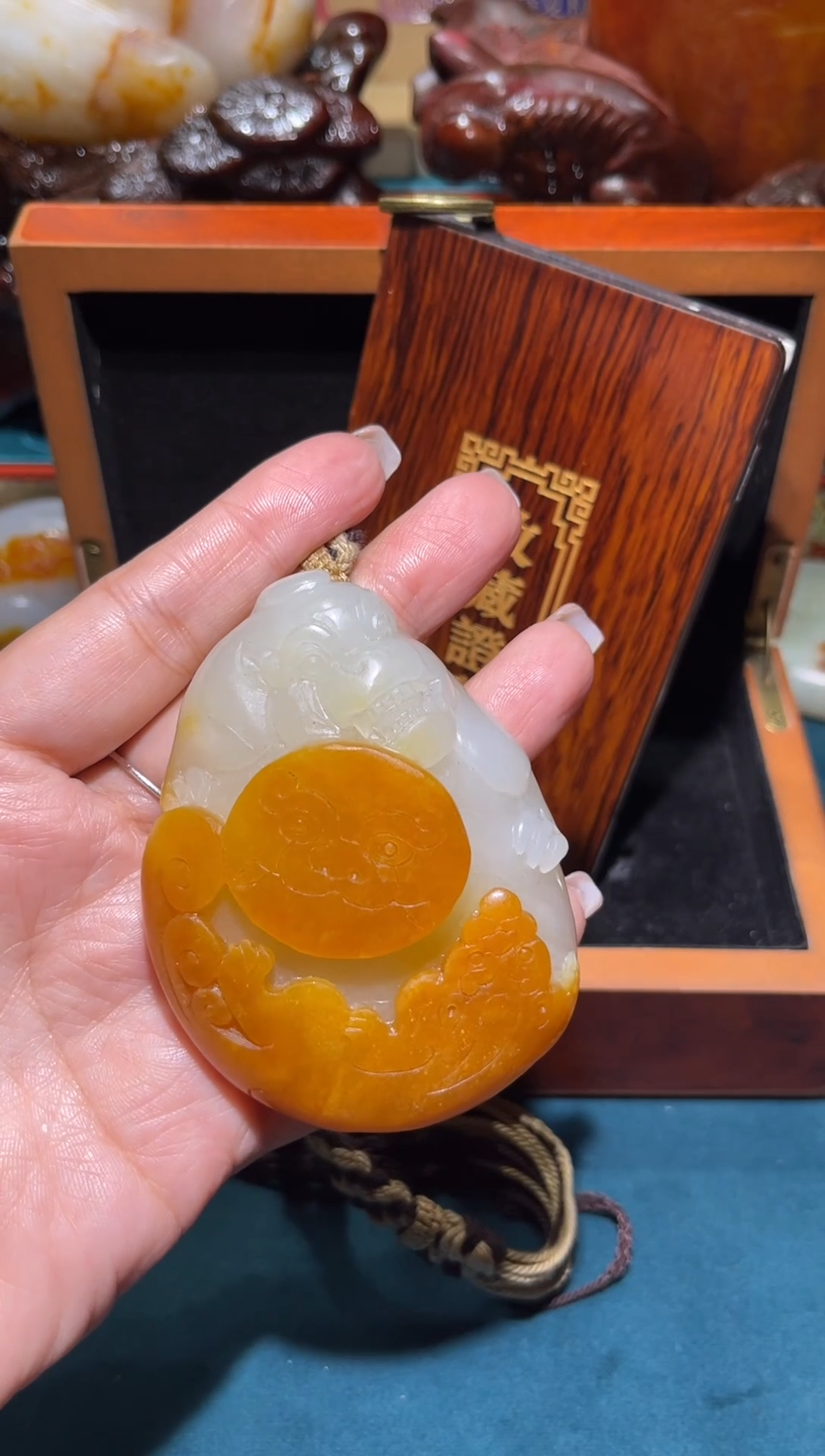 未镶嵌和田玉挂件一**凉1