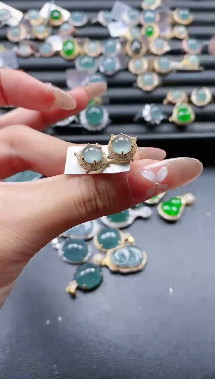 【闪购商品】翡翠戒指银S925镶嵌511511