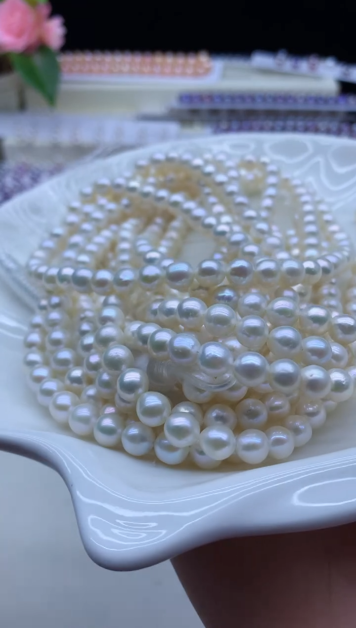【闪购商品】淡水珍珠颈饰未镶嵌淡水珍珠项链多样性发其一