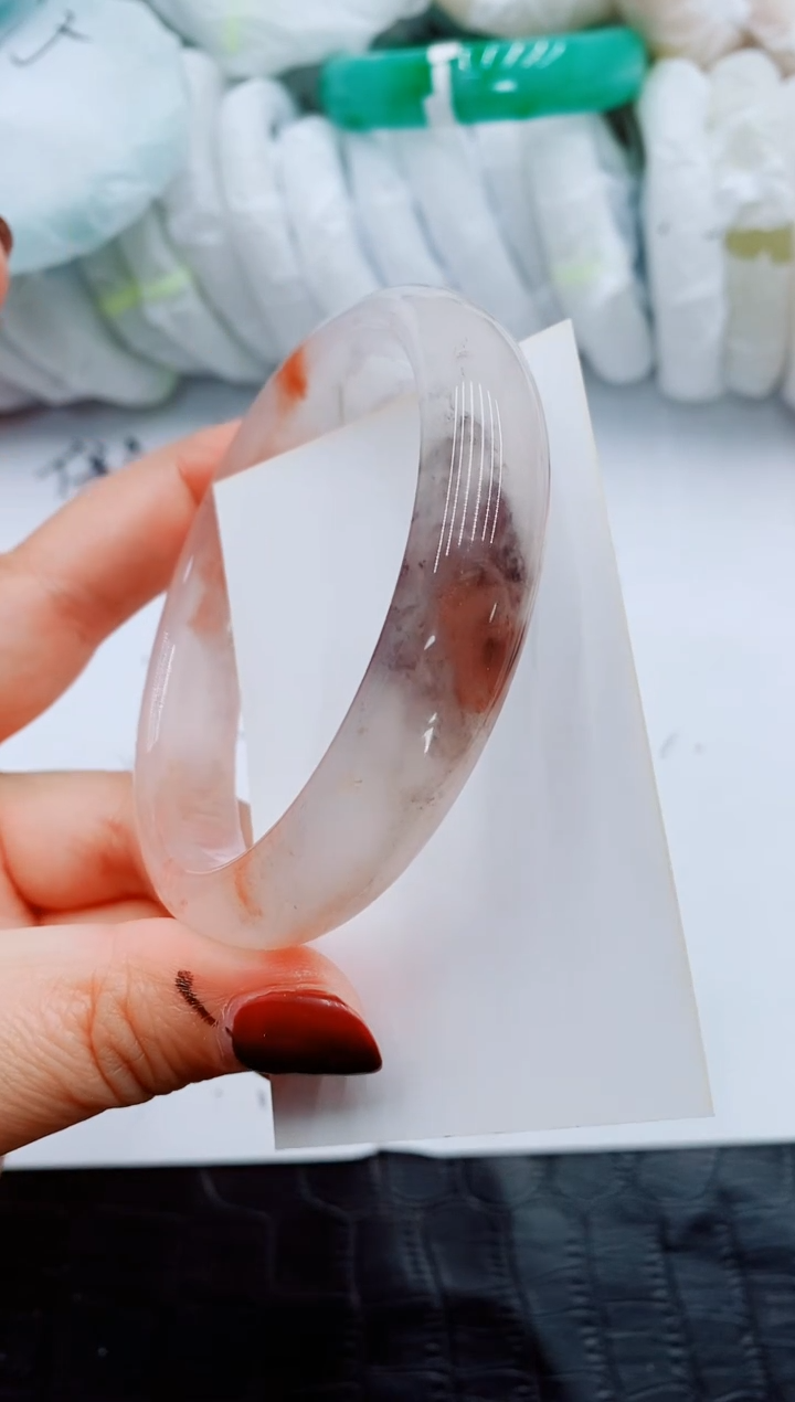 【闪购商品】石英质玉手镯未镶嵌Q106-63-64