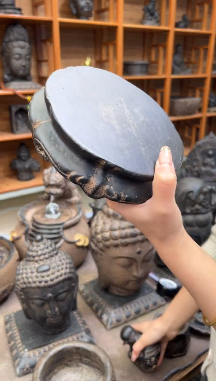 陶土【火山泥】金箍坛底座