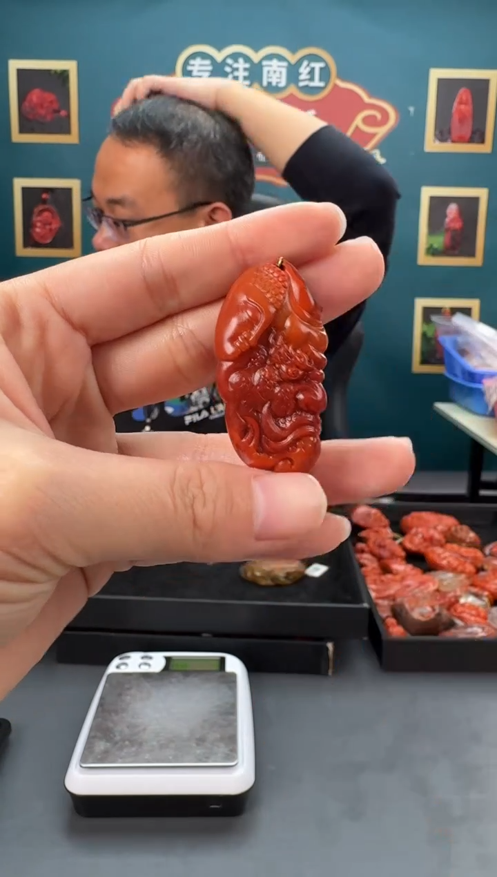 【闪购商品】南红玛瑙雕刻未镶嵌099ZB0113产品一个