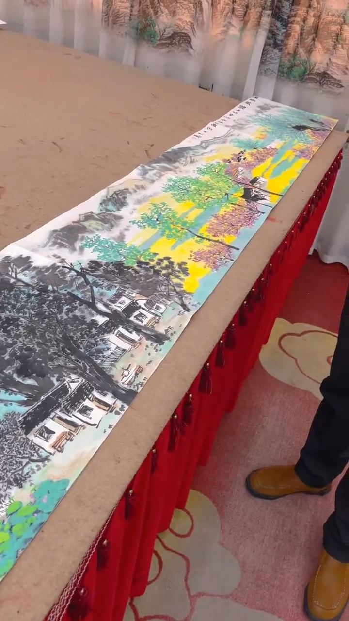 【闪购商品】书法闵锐长卷证书锦盒