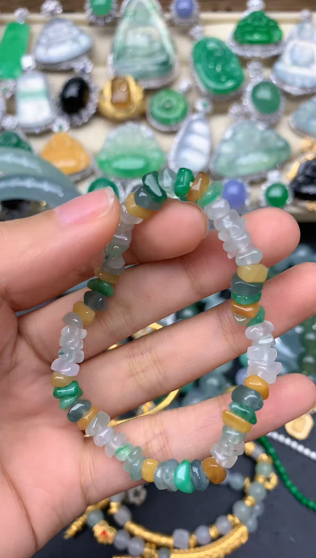 【闪购商品】翡翠手串未镶嵌216-中国好珍宝