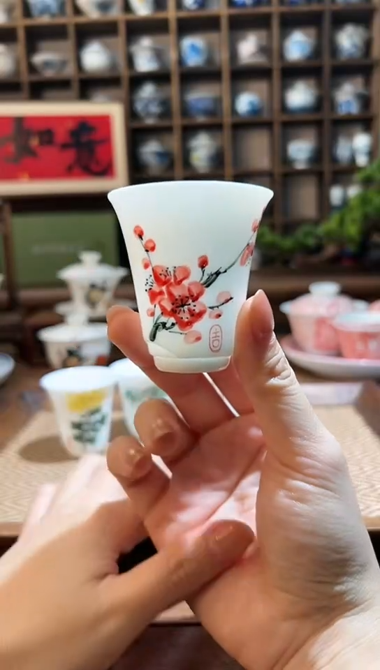 【闪购商品】梅花闻香主人杯        