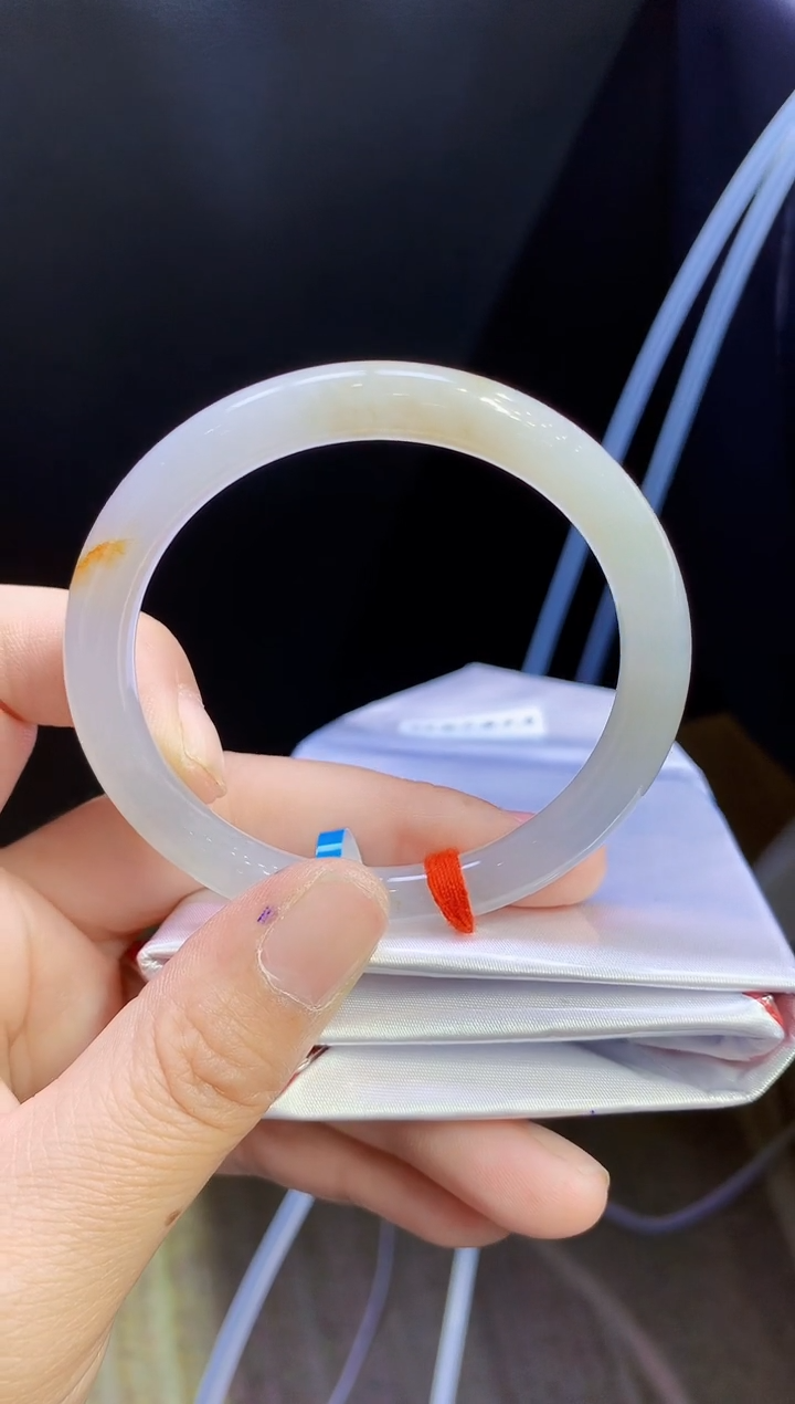 未镶嵌手镯翡翠 翡翠手镯圈口57.7-t13